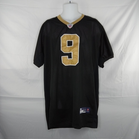 New Orleans Saints Drew Brees Stitch Reebok #9 NFL Players Jersey XXL - Picture 1 of 6
